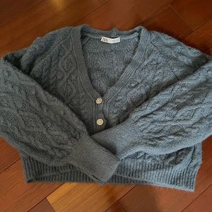 Zara blue sweater